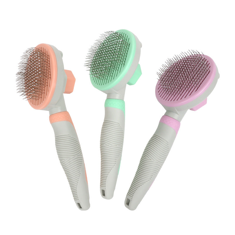 Self-Cleaning Pet Grooming Brush for Dogs & Cats