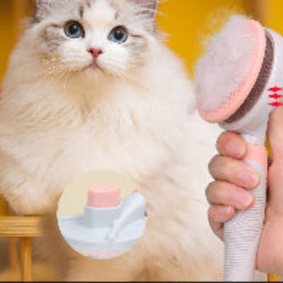 Self-Cleaning Pet Grooming Brush for Dogs & Cats